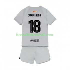 Fußballtrikots FC Barcelona Jordi Alba 18 Kinder 2022-2023 Kurzarm 3rd trikot kaufen